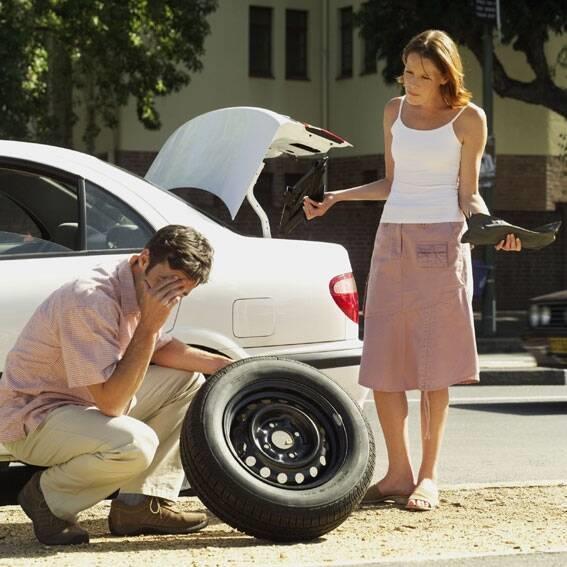 Reifenpanne. Nicht immer wird heute aufs Reserverad zurückgegriffen. Foto: Goodyear/auto-reporter.net